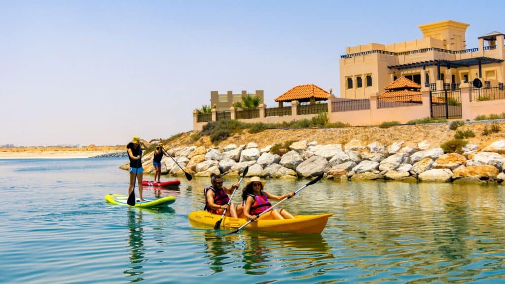kayaking in Ras Al Khaimah
