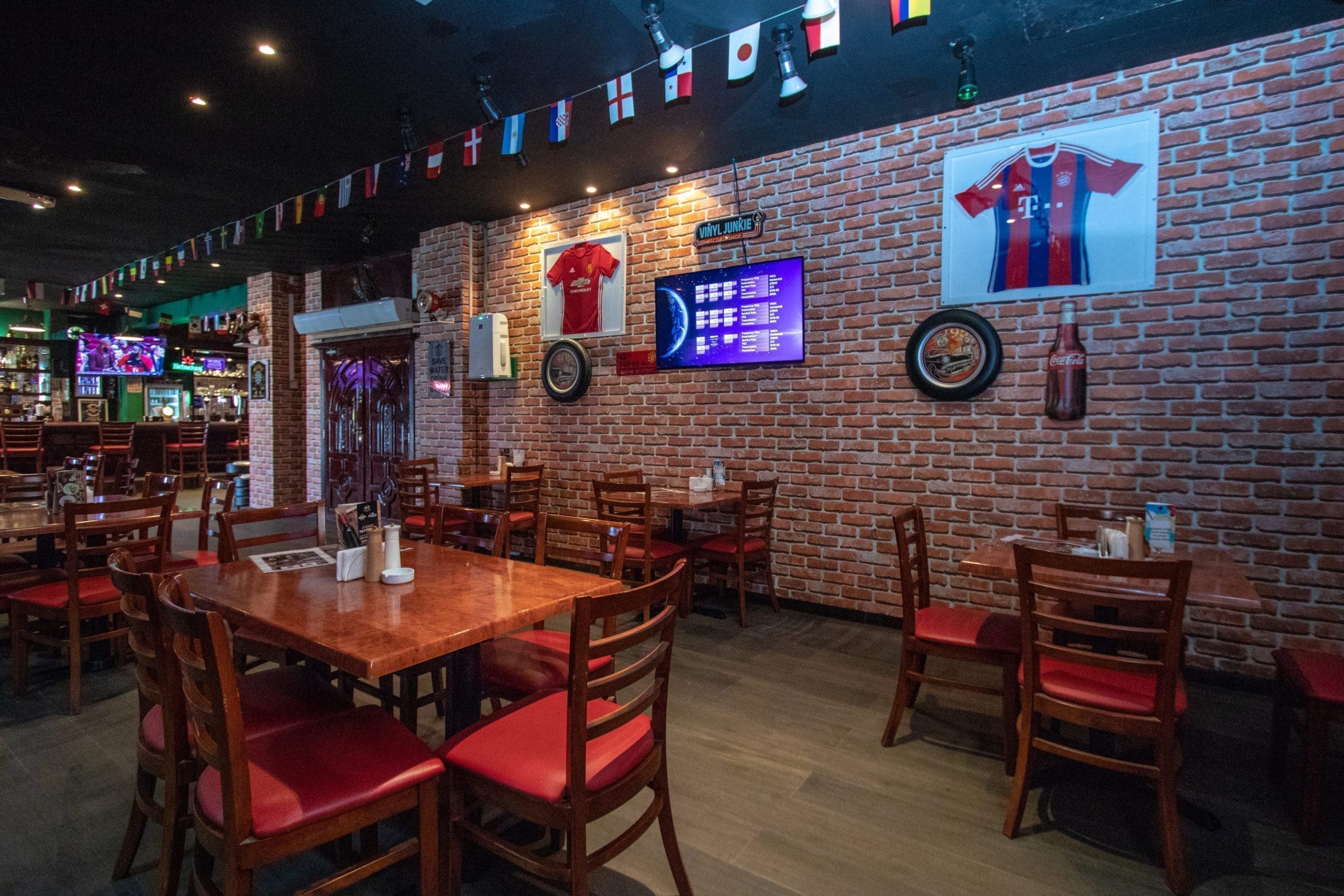 Pebbles Sports Bar Interior