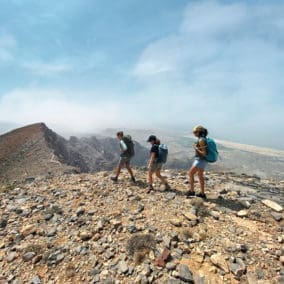Hiking in Jebel Jais