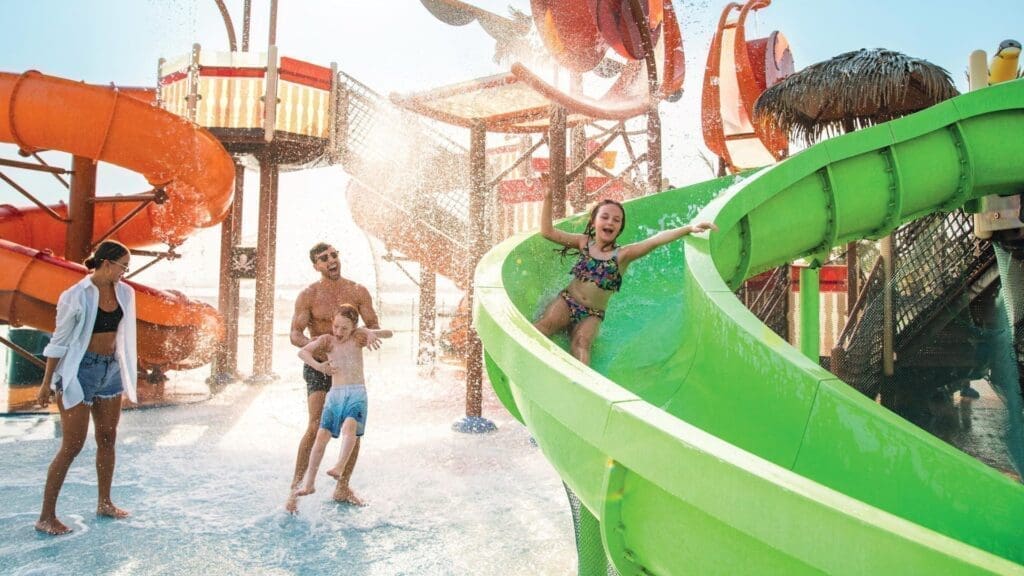 DoubleTree Marjan Ras Al Khaimah family at the water park