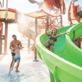 DoubleTree Marjan Ras Al Khaimah family at the water park