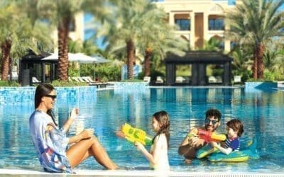 DoubleTree Marjan Ras Al Khaimah kids at the pool