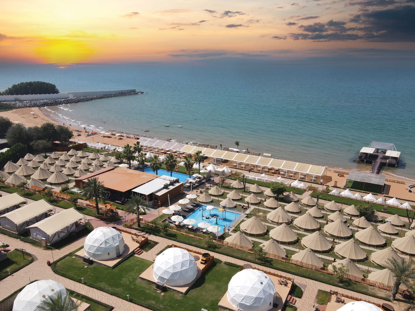 Longbeach Campground drone