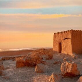 Dhayah Fort Sunset